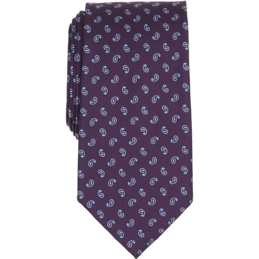 New‎ Brooks Brothers Mini Paisley Silk Blend Tie